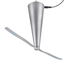 JUST LIGHT. Swat vliegenklopper, op batterijen, zilver