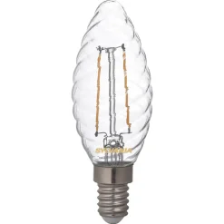 Kaarslamp E14 ToLEDo 2.5W 827 helder, gedraaid