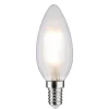 Kaarslamp E14 5W 2.700K mat dimbaar