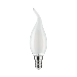 Kaarslamp E14 4.8W 2.700K windvlaag satijn