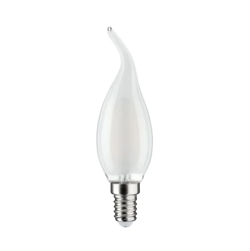 Kaarslamp E14 4.8W 2.700K windvlaag satijn