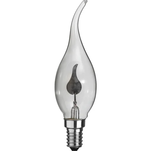 Kaarslamp E14 3W met vlameffect