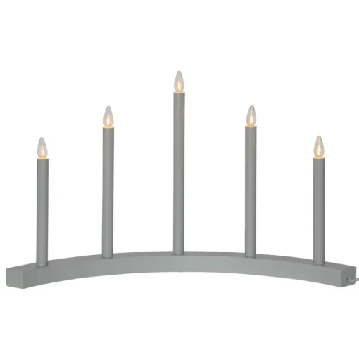 Kandelaar Accent, 5-lamps, wit