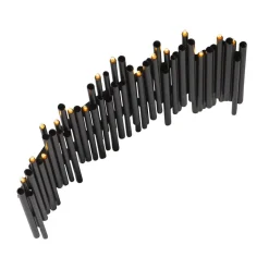 Kandelaar noot, 16-lamps, zwart