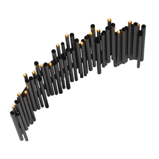 Kandelaar noot, 16-lamps, zwart