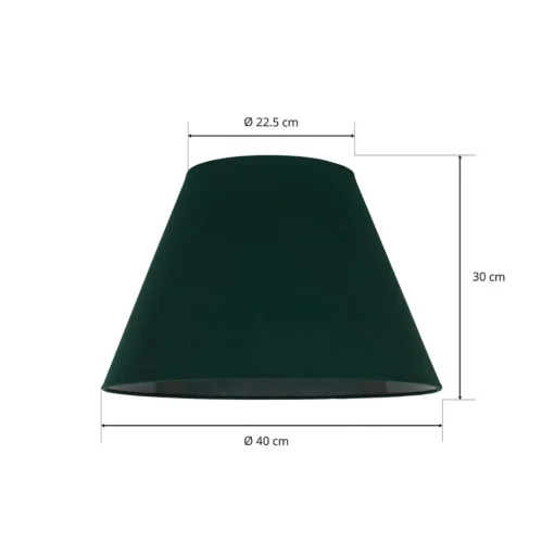 Kap Pseudosofia voor vloerlamp groen