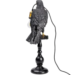 Kare Animal Sitting Crow tafellamp in zwart