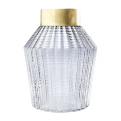 KARE Barfly vaas, grijs, glas, hoogte 30 cm, mondgeblazen