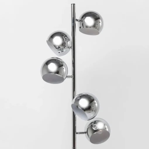 Kare Calotta - vloerlamp glanzend chroom