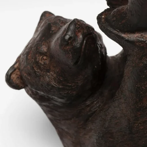 KARE decoratief figuur Artistieke beren handstand, polyresin, bruin