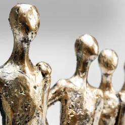 KARE decoratief figuur hand in hand, goudkleurig, hoogte 27 cm
