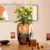 KARE decoratieve vaas Lizy Shine Multi, hoogte 41 cm, handgemaakt glas