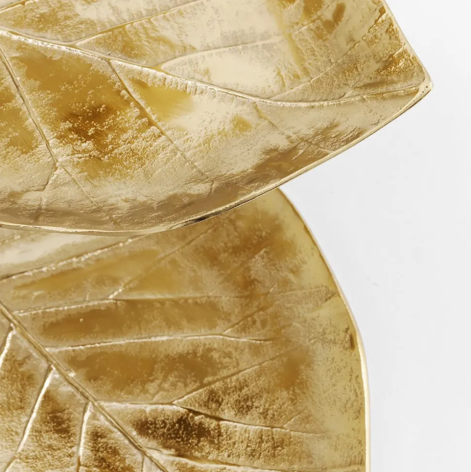 KARE Etagere Blad, aluminium, messing, h 46 cm