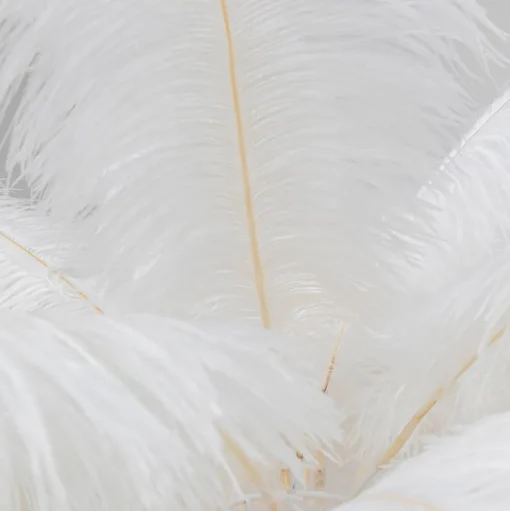 KARE Feather Palm vloerlamp met veren, wit