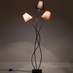 Kare Flexibele 3-lamps vloerlamp Mocca Tre