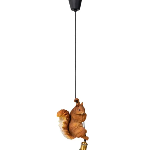 Kare Hanglamp met eekhoorn model