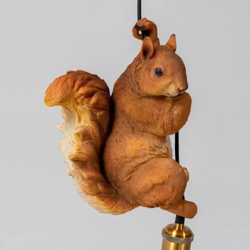 Kare Hanglamp met eekhoorn model
