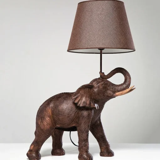 Kare Olifant Safari tafellamp