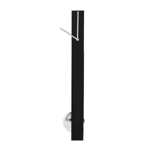 KARE Pendule wandklok, aluminium, zwart