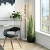 Kare Scala Balls vloerlamp, 6-lamps, marmeren voet, grijs