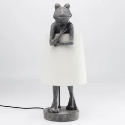 Kare tafellamp Kikker grijs