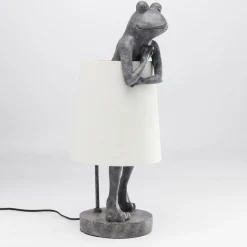 Kare tafellamp Kikker grijs