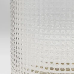 KARE Vaas LA Noble, hoogte 30 cm, glas, goud/helder, handgemaakt