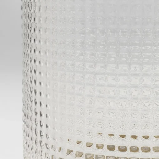 KARE Vaas LA Noble, hoogte 30 cm, glas, goud/helder, handgemaakt