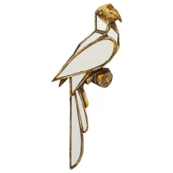 KARE wandobject Papegaai Spiegel, polyresin, glas, goud