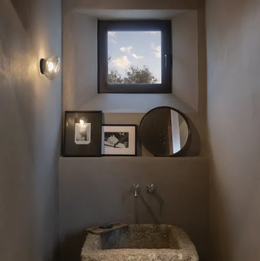Karman Agua LED wandlamp, IP44, glas helder
