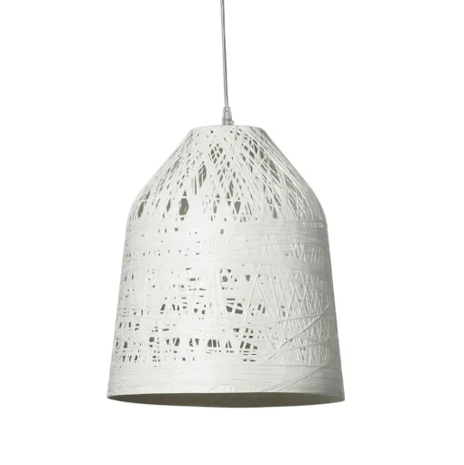 Karman Black Out buiten hanglamp, Ø 50 cm, wit
