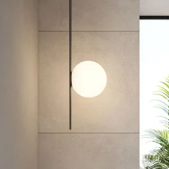 Karman buiten plafondlamp Atmosphere zwart 133 cm kunststof