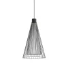 Karman LED buiten hanglamp Ikonika, zwart, Ø 40 cm, IP55