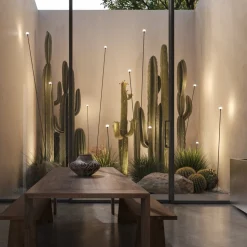Karman LED tuinpadverlichting MINUIT, hoogte 210 cm, zwart, IP65