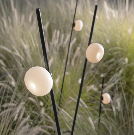 Karman Pois spies-vloerlamp IP65, 3.000K, 158 cm