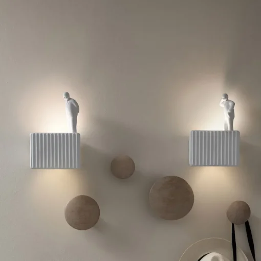 Karman Umarell decoratie figuur, 16 cm, staand