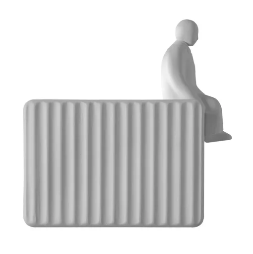 Karman Umarell decoratie figuur 13 cm, zittend