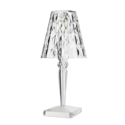 Kartell Big Battery - tafellamp IP54, transparant