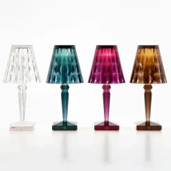Kartell Big Battery - tafellamp IP54, transparant