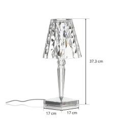 Kartell Big Battery - Tafellamp IP20, transparant