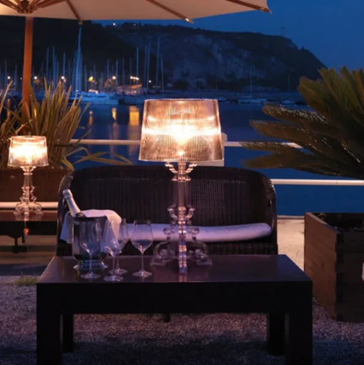 Kartell Bourgie - LED tafellamp, transparant
