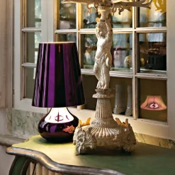 Kartell Cindy LED tafellamp, paars metallic
