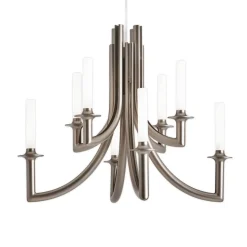 Kartell Khan kroonluchter, Ø 77 cm brons mat