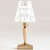 Kartell LED tafellamp Batterij, 26 cm, goud, IP54