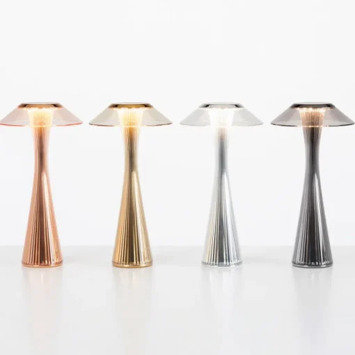 Kartell Space - LED design-tafellamp, goud