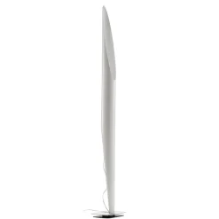 kdln vloerlamp Shakti, zilver, wit gesatineerd, hoogte 200 cm