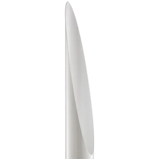 kdln vloerlamp Shakti, zilver, wit gesatineerd, hoogte 200 cm