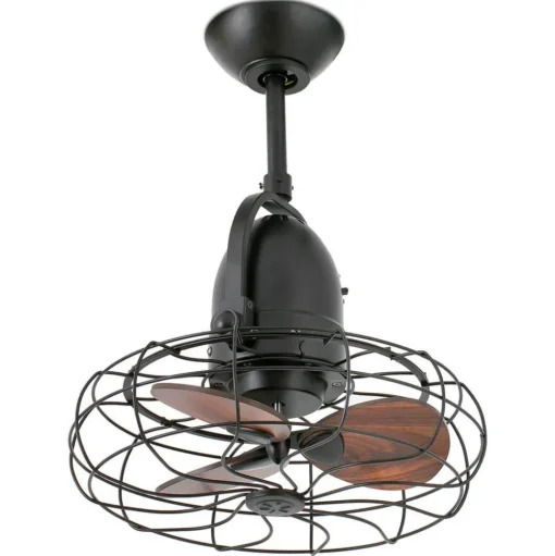 Keiki ventilator, wand en Deck, AC, donkerbruin