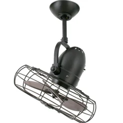 Keiki ventilator, wand en Deck, AC, donkerbruin
