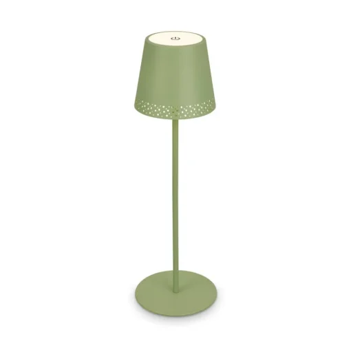 Kiki LED tafellamp, lime groen, IP44, 3.000K